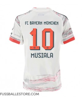 Günstige Bayern Munich Jamal Musiala #10 Auswärtstrikot Damen 2025-26 Kurzarm